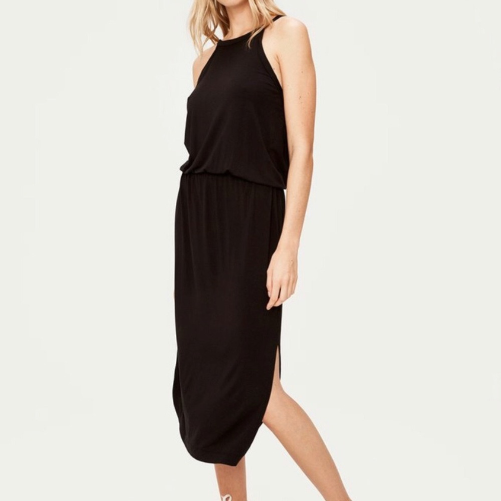 Lolë Leana Dress (Size Medium — Black)